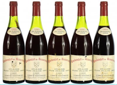 1989/1990 Vertical of Coudoulet de Beaucastel Rouge, Cotes du Rhone
