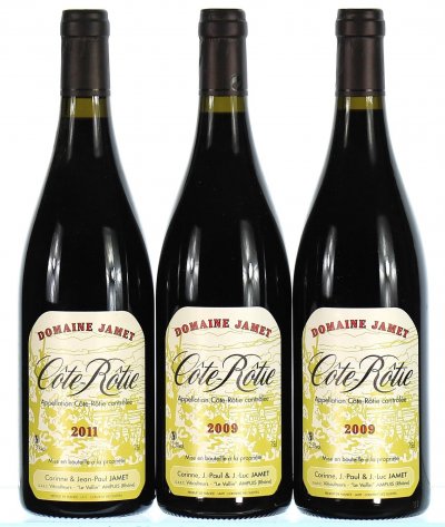 2009/2011 Vertical of Domaine Jamet, Cote Rotie - In Bond