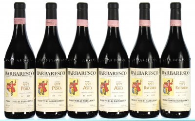Mixed Case of Produttori del Barbaresco Riserva, Asili, Pora & Rio Sordo