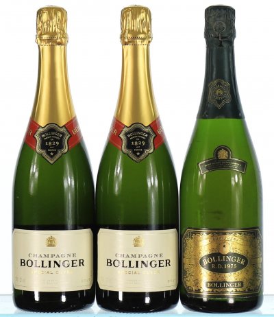 NV/1975 Bollinger RD and Special Cuvee Mixed Lot
