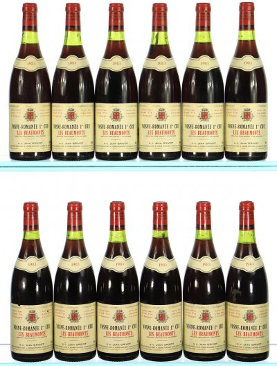 Jean Grivot, Vosne-Romanee Premier Cru, Les Beaumonts