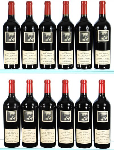 2007/2008 Two Hands, Zippy's Block Shiraz, Barossa Valley - In Bond