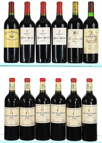 1998/2008 Mixed Case of Red Bordeaux