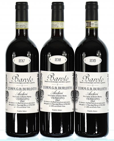 2017/2019 Vertical of G.B. Burlotto, Barolo, Acclivi - In Bond