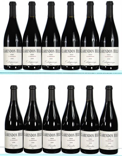 Mixed Case of Clarendon Hills Onkaparinga and Liandra Syrah - In Bond