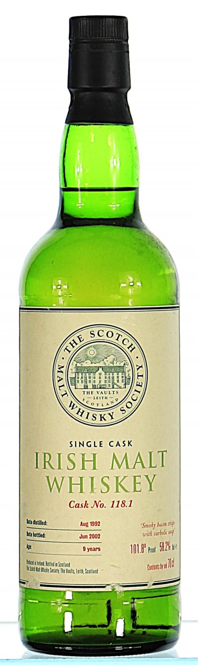 Scotch Malt Whisky Society, Single Cask Irish Malt Whiskey, Cooley 9YO