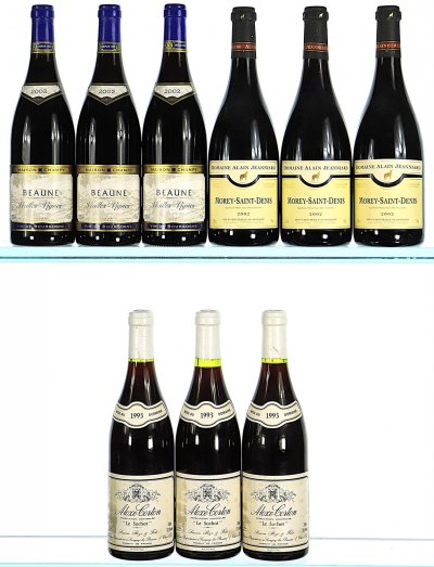 1993/2002 Mixed Lot of Red Burgundy