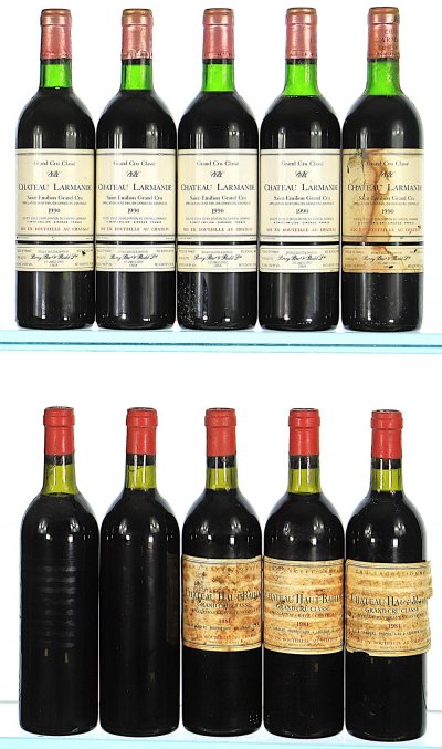 1981/1990 Mixed Lot from Saint-Emilion & Pessac-Leognan