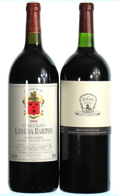 Mixed Lot of Le Dome and Langoa Barton (Magnums)