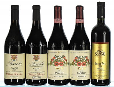 1996/2009 Mixed Lot of Very Fine Barolo