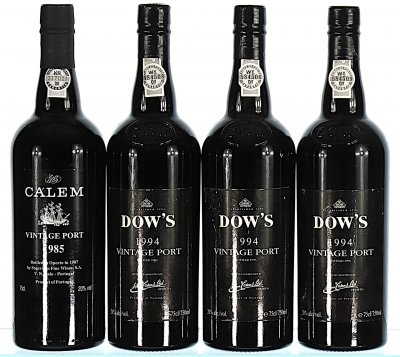 1985/1994 Mixed Lot of Dow's and Calem Vintage Port