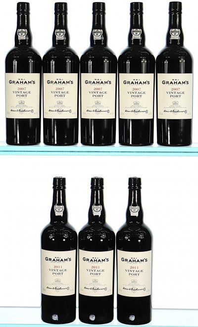 2007/2011 Mixed Lot of Graham's, Vintage Port