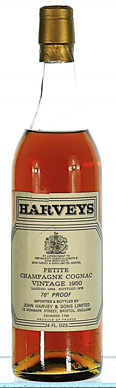 Harveys, Vintage, Petite Champagne Cognac
