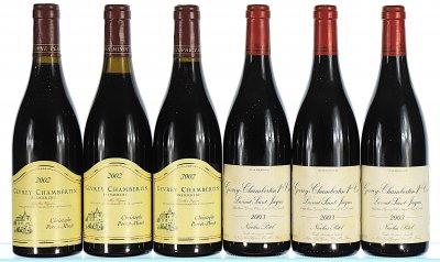 2002/2003 Mixed Lot of Gevrey-Chambertin Premier Cru