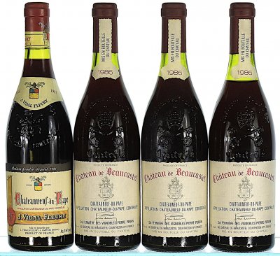 1985/1986 Mixed Lot of Chateauneuf du Pape