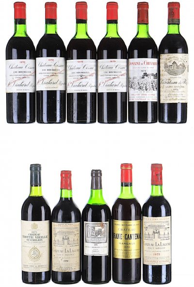 1970/1975 Fine Mixed Lot of Bordeaux
