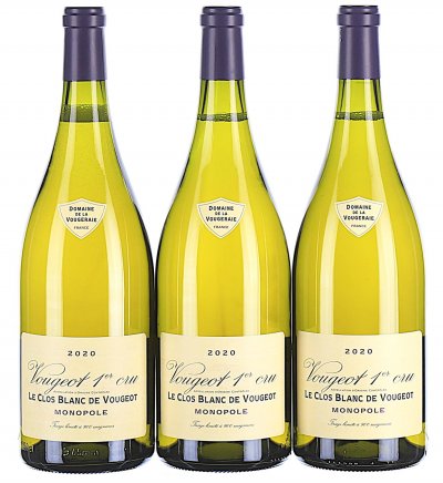 Domaine de la Vougeraie, Vougeot Premier Cru, Le Clos Blanc (Magnums) - In Bond