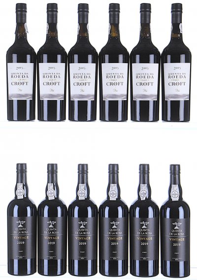 2015 Croft, Quinta da Roeda & 2019 Quinta de la Rosa, Vintage Port
