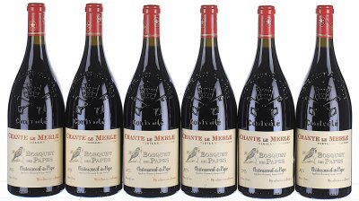 Bosquet des Papes, Chateauneuf-du-Pape, Chante le Merle Vieilles Vignes (Magnums) - In Bond