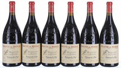Bosquet des Papes, Chateauneuf-du-Pape, Chante le Merle Vieilles Vignes (Magnums) - In Bond