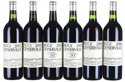 2013/2016 Ridge, Geyserville, Alexander Valley