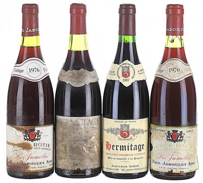 1970/1987 Mixed Lot of Cote Rotie & Hermitage