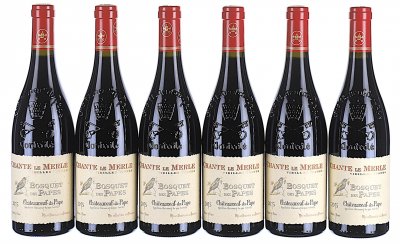 Bosquet des Papes, Chateauneuf-du-Pape, Chante le Merle Vieilles Vignes - In Bond
