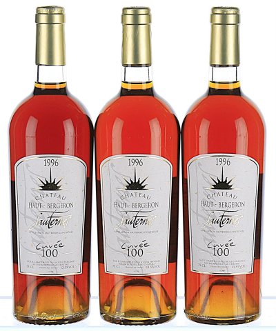 Chateau Haut-Bergeron, Cuvee 100, Sauternes