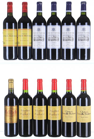 2005/2009 Mixed Lot of Bordeaux Classed Growths and Pomerol