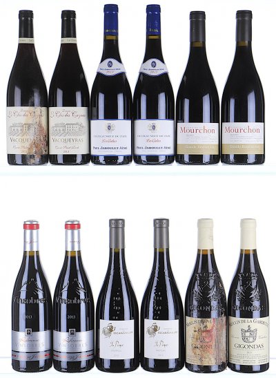 Mixed Lot of Southern Belles from Cote du Rhone