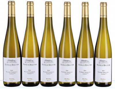Markus Molitor, Wehlener Sonnenuhr Riesling Auslese 3* Goldkapsel, Mosel - In Bond