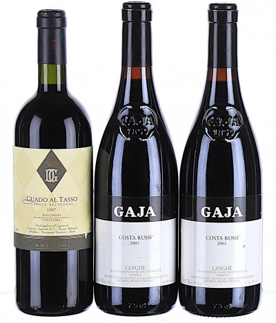 1997/2003 Mixed Lot of Marchesi Antinori and Gaja 