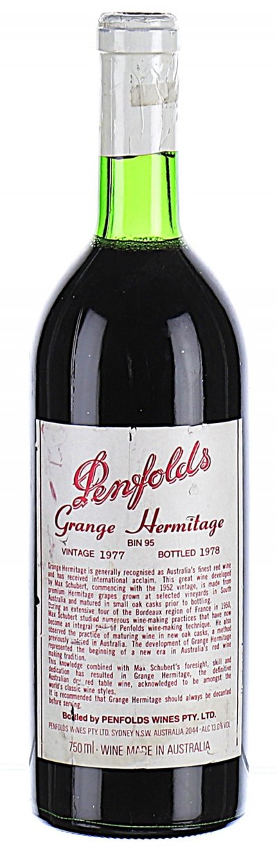 Penfolds, Grange Hermitage Bin 95, South Australia 