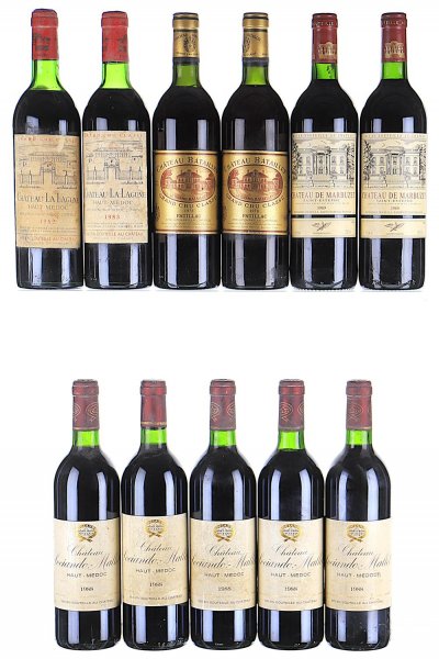 1978/1989 Mixed Lot from Bordeaux