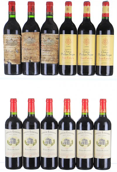 1986/2006 Mixed Lot from Haut-Medoc and Saint-Estephe