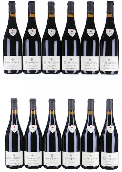 Mixed Lot of Champ de Cour and Coeur Terroirs VV from Domaine Labruyere, Moulin-a-Vent