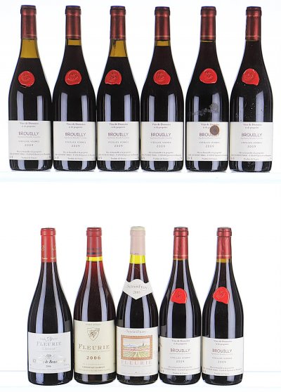 2005/2009 Mixed Lot of Beaujolais Crus Brouilly and Fleury
