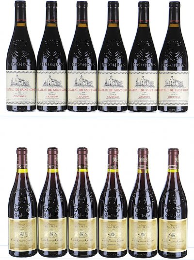 Mixed Lot of Chateauneuf-du-Pape and Gigondas