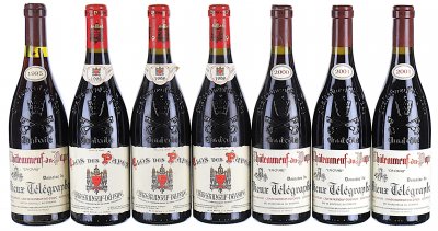 1995/2001 Mixed Lot Vieux Telegraph and Clos des Papes, Chateauneuf-du-Pape