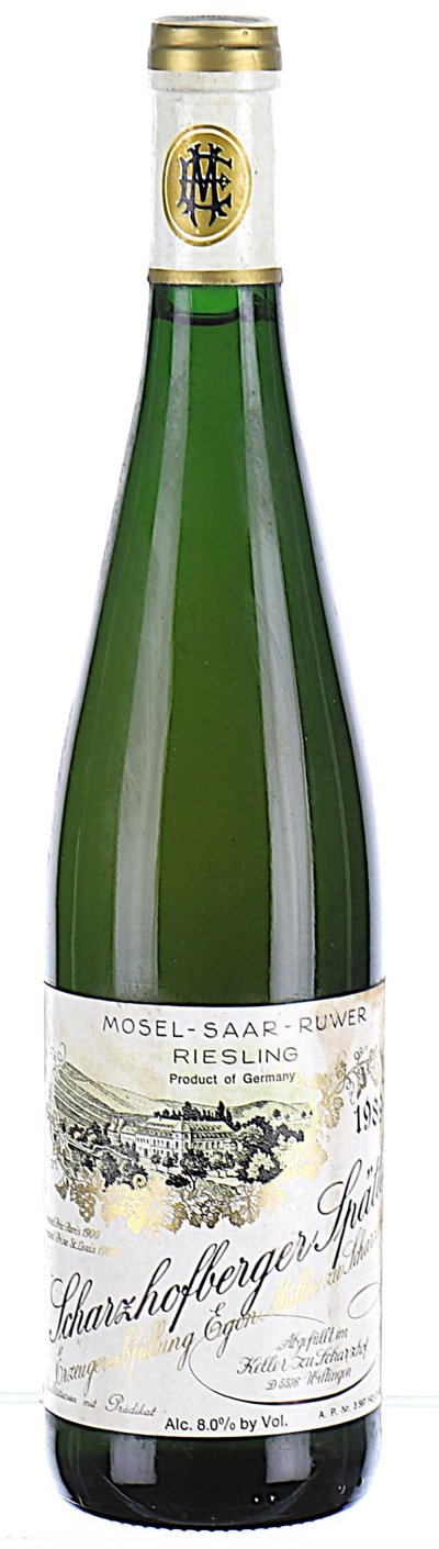 Egon Muller, Scharzhofberger Riesling Spatlese, Mosel
