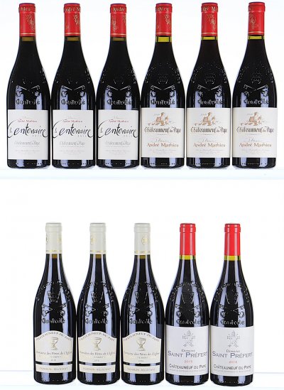2015/2016 Mixed Lot of Chateauneuf-du-Pape