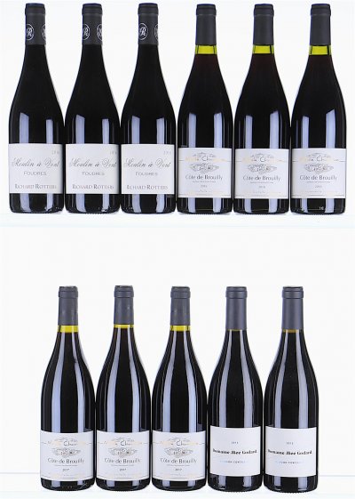 2015/2017 A Mouthwatering Case of  Mixed Cru Beaujolais 