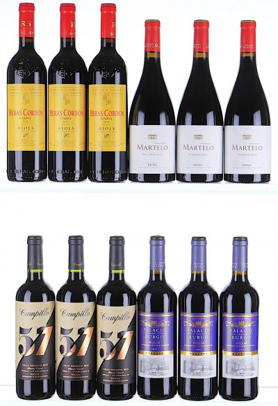 Mixed Rioja Reserva and Gran Reserva