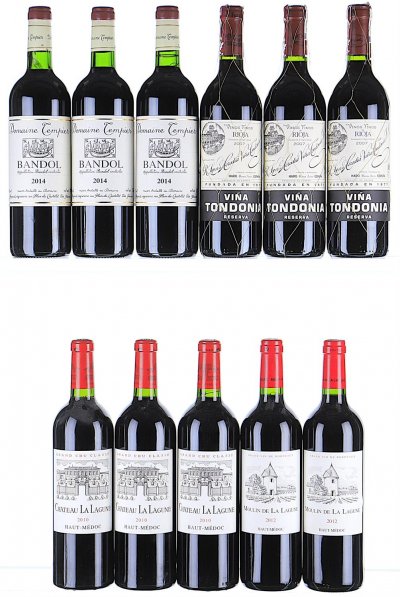 2007/2014 Red Bordeaux, Bandol and Rioja - 3 Great Estates