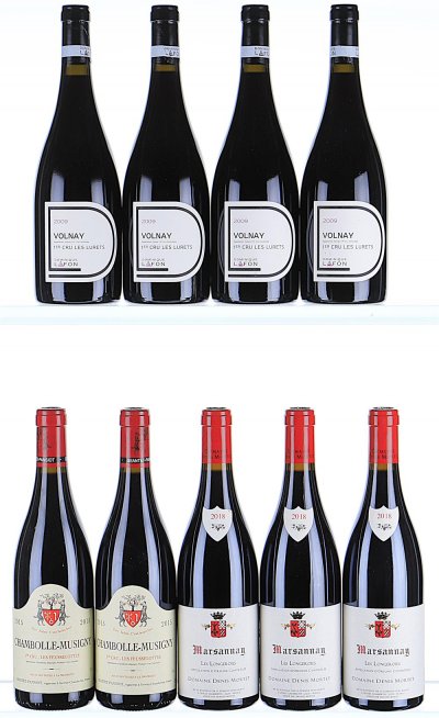 2009/2018 Mixed Lot of Burgundy