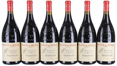 Bosquet des Papes, Chateauneuf-du-Pape, Chante le Merle Vieilles Vignes (Magnum) - In Bond