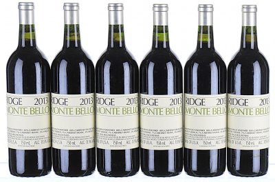 Ridge, Monte Bello Cabernet Sauvignon, Santa Cruz Mountains - In Bond