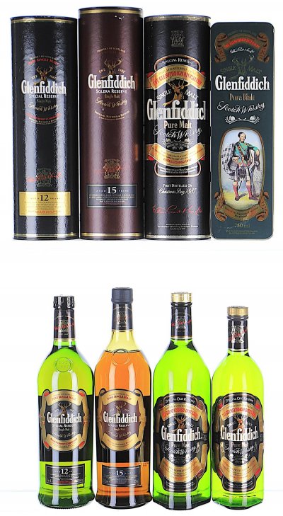 A Mixed Lot of Glenfiddch Special Reserve, 12YO and 15YO, Speyside - 1990s Bottling (Mixed Formats)