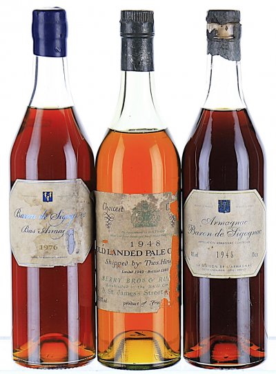 1948/1976 Mixed Lot of Cognac and Armagnac