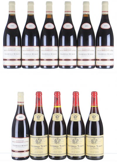 Mixed Lot of Chambolle-Musigny from Boillot & Fils and Maison Louis Jadot